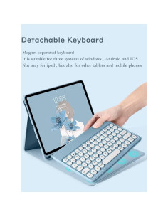 Funda Teclado Inalámbrico HENGHUI para iPad Pro 11" Verde 2