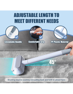 Cepillo Removedor de Pelo de Mascotas YoPoll 4 en 1 Lavable 2