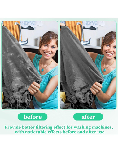 Filtro de Pelusa WH01X35719 para Lavadora Secadora GE - Paquete de 2