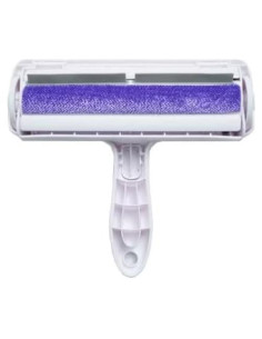 Rodillo Quitapelusas Reutilizable LANDA para Pelo de Mascota - Ecológico, Portátil, 20x20 cm, Púrpura