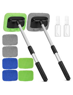 Limpiaparabrisas de Auto Tallew - 2 Juegos con 6 Paños Microfibra