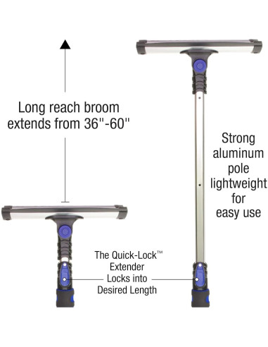 Escobilla de Nieve SubZero 80037 152.4 cm con Raspador de Hielo