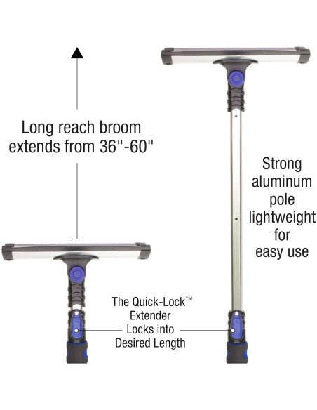 Escobilla de Nieve SubZero 80037 152.4 cm con Raspador de Hielo