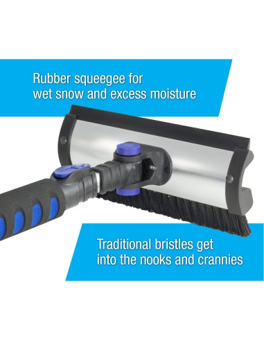 Escobilla de Nieve SubZero 80037 152.4 cm con Raspador de Hielo
