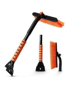 Cepillo de Nieve EcoNour 68.58 cm con Raspador de Hielo