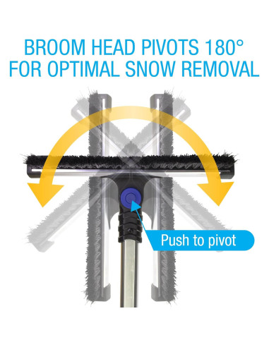 Escobilla de Nieve SubZero 80037 152.4 cm con Raspador de Hielo