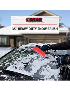 Cepillo de Nieve Koolatron OHD35P1 88.9cm con Raspador 2