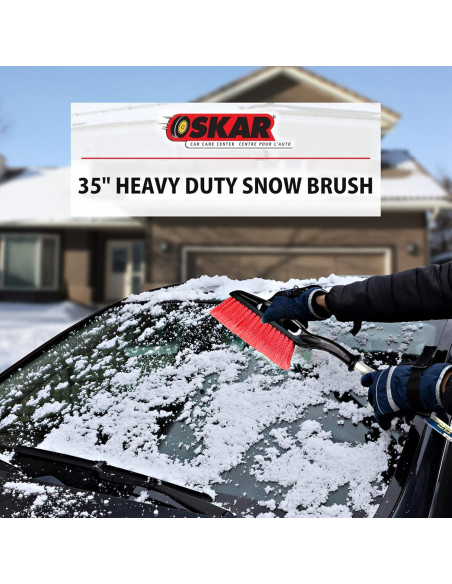 Cepillo de Nieve Koolatron OHD35P1 88.9cm con Raspador