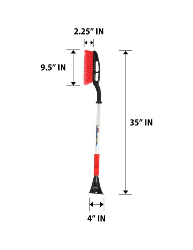 Cepillo de Nieve Koolatron OHD35P1 88.9cm con Raspador