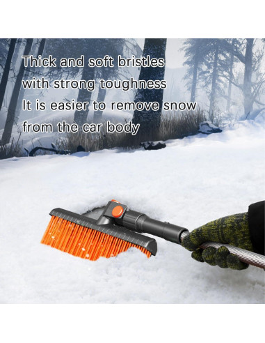 Raspador de Hielo para Automóvil Osilly 94 cm Extensible 3 en 1