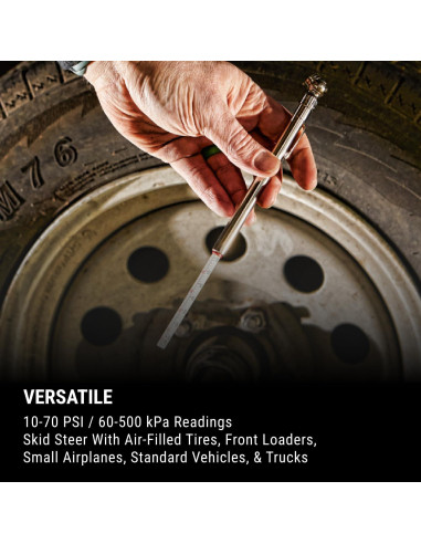 Medidor de Presión de Neumáticos Milton S-920 con Profundidad