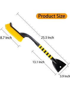 Cepillo de Nieve Ecocstm 64.8 cm y Raspador de Hielo Desmontable 2