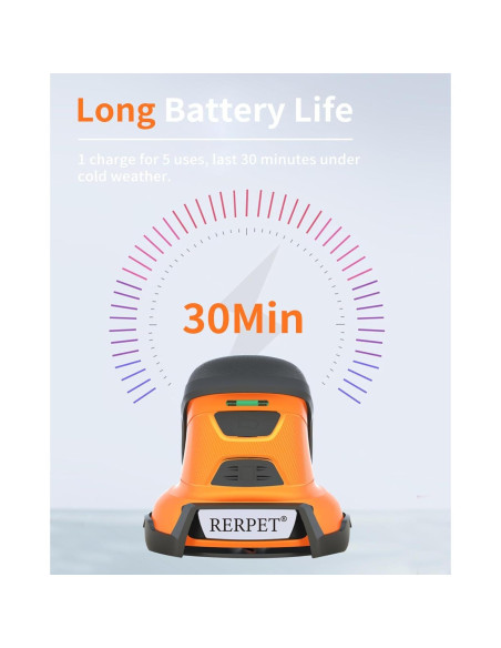 Raspador de Hielo Eléctrico RERPET AD-04349-O 4400mAh