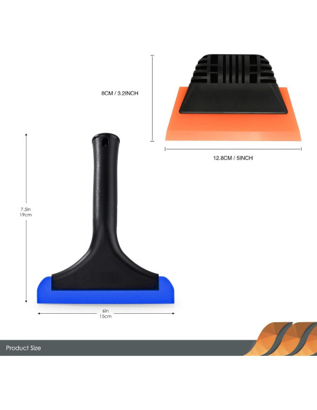 Limpiaparabris EHDIS 12.7 cm y 15.24 cm Silicona y Goma