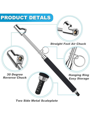 Manómetro de Neumáticos WNCGC GL-1306A 10-150 PSI