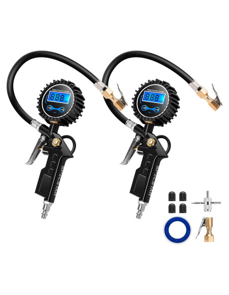 Inflador de Neumáticos Digital SPECSTAR 250 PSI con Manómetro