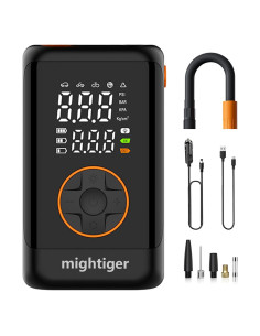 Compresor de Aire Portátil Mightiger 150 PSI Bomba Inalámbrica