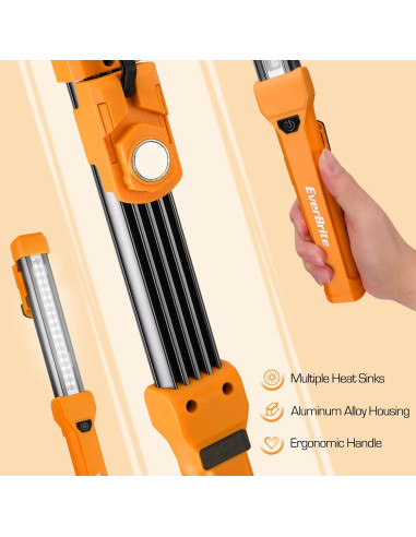 Luz de Trabajo LED EverBrite 1000LM Recargable 2 Pzas