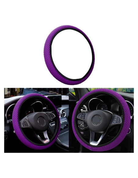 Cubierta de Volante Elástico Moly Magnolia 15 Pulgadas Microfibra Cubierta de Volante Elástico Moly Magnolia 15 Pulgadas Microfibra