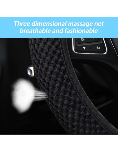 Cubierta de Volante Elástico Moly Magnolia 15 Pulgadas Microfibra