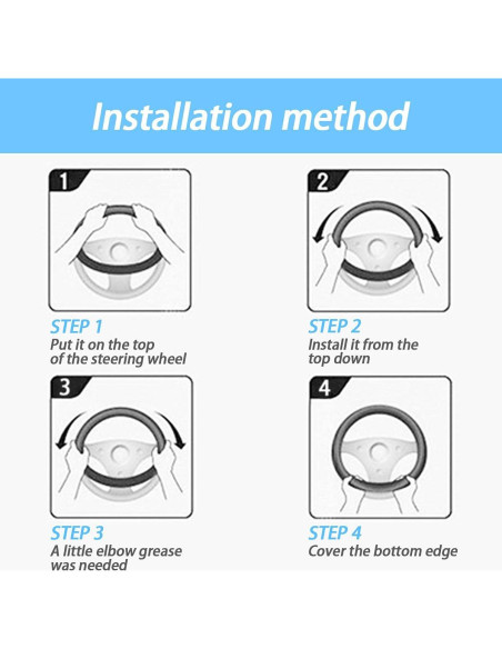 Cubierta de Volante Elástico Moly Magnolia 15 Pulgadas Microfibra Cubierta de Volante Elástico Moly Magnolia 15 Pulgadas Microfibra