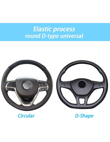 Cubierta de Volante Elástico Moly Magnolia 15 Pulgadas Microfibra