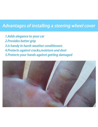 Cubierta de Volante Elástico Moly Magnolia 15 Pulgadas Microfibra