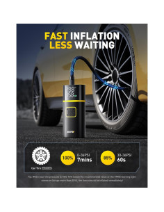 Compresor de Aire Portátil AUXITO A301 - 150 PSI Inflador Rápido 2