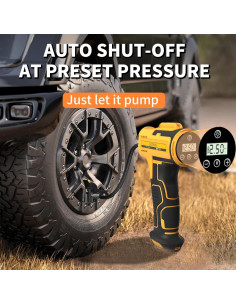 Compresor de Aire Portátil Leowin 5622 con Medidor Digital 2