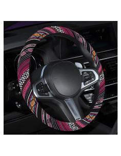 Funda de Volante Boho Povtii 38.1 cm Antideslizante Étnica