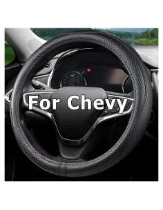 Funda de Volante CACAWIZ para Chevy Silverado Tahoe Negro