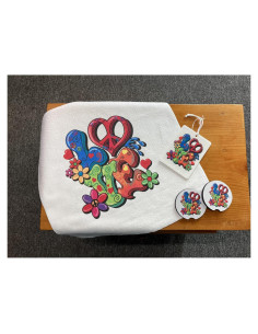 Juego de Accesorios para Automóvil Haggerty - 4 Piezas Retro