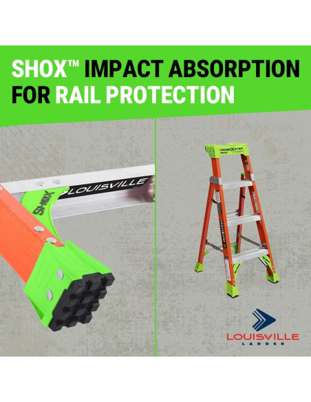 Escalera de paso Louisville FXS1508 2 en 1 243,84 cm 300 kg