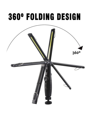 Luz de Trabajo LED Dr. Prepare 700 Lúmenes Plegable 2 Paquete