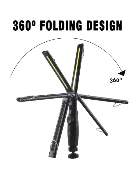 Luz de Trabajo LED Dr. Prepare 700 Lúmenes Plegable 2 Paquete