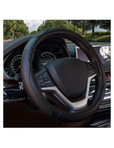 Cubierta de Volante de Cuero Valleycomfy L 39-40.6 cm Antideslizante