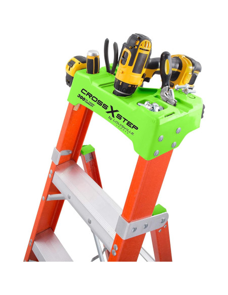 Escalera de paso Louisville FXS1508 2 en 1 243,84 cm 300 kg