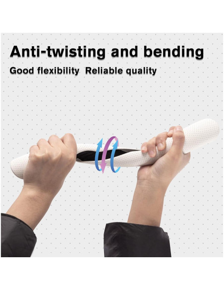 Cubierta de Volante de Cuero Nappa Amiss Universal Blanca