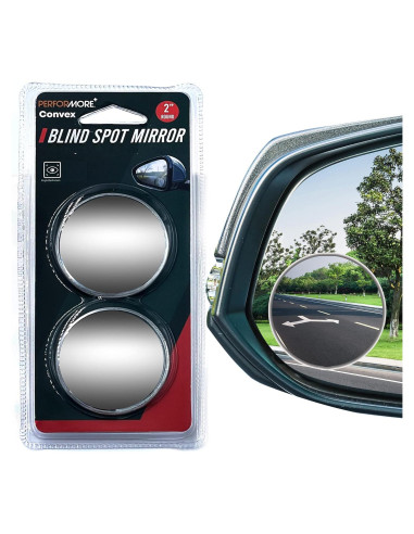 Espejos de Punto Ciego Performore - Paquete de 2, 5 cm Convexos
