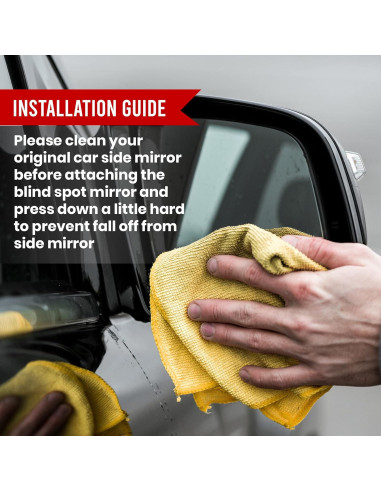 Espejos de Punto Ciego Performore - Paquete de 2, 5 cm Convexos