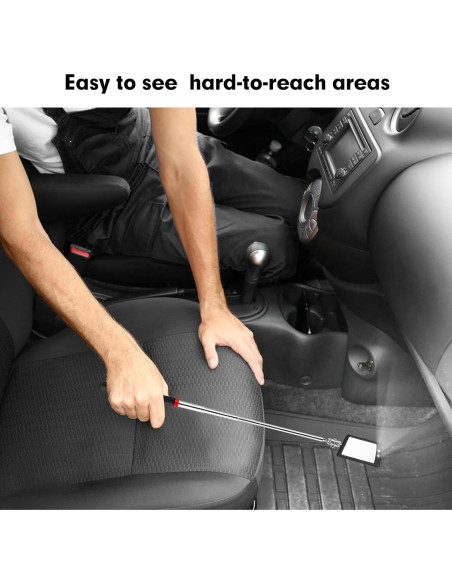 Espejo de Inspección Telescópico CdbC 30-89 cm LED 360