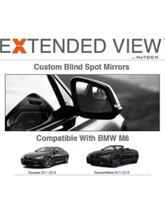 Espejos de Punto Ciego NXTGEN para BMW M6 Convertible 2