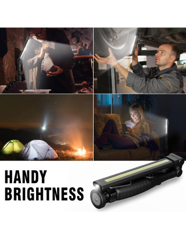 Luz de Trabajo LED Dr. Prepare 700 Lúmenes Plegable 2 Paquete