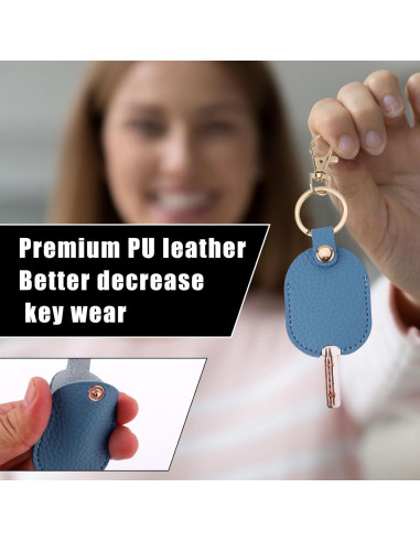 Funda de Llave de Coche de Cuero PU Gosknor - Negro