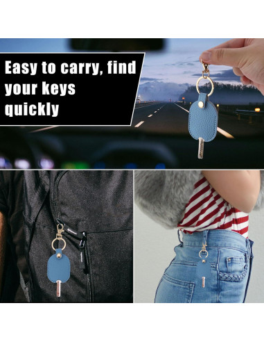 Funda de Llave de Coche de Cuero PU Gosknor - Negro