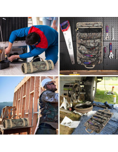 Bolsa de Herramientas WORKPRO Camuflaje 6 Bolsillos 55,88 cm 2