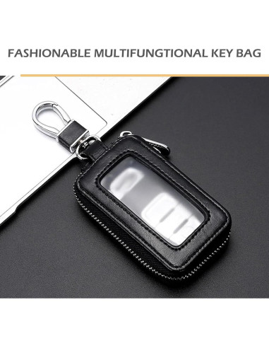 Cubierta de Llave de Coche MLY de Cuero PU con Ventana