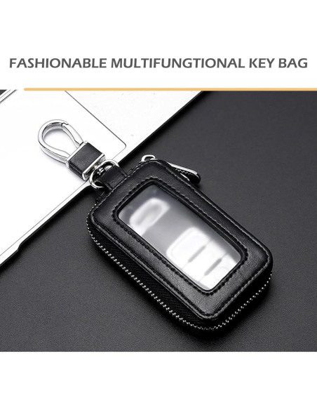 Cubierta de Llave de Coche MLY de Cuero PU con Ventana