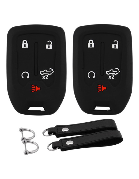 Cubierta de Llave de Silicona Koaudb para Chevy GMC 5 Botones