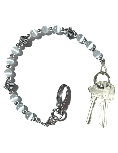 Portallaves de cuentas Hidden Hollow 30.48 cm Blanco para Mujeres Portallaves de cuentas Hidden Hollow 30.48 cm Blanco para Mujeres